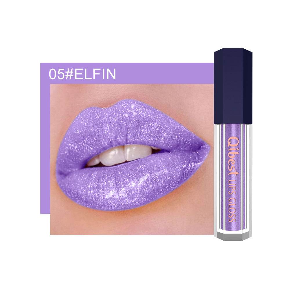 Fancy Pearlescent Diamond Non-stick Lip Glaze - Mubimart