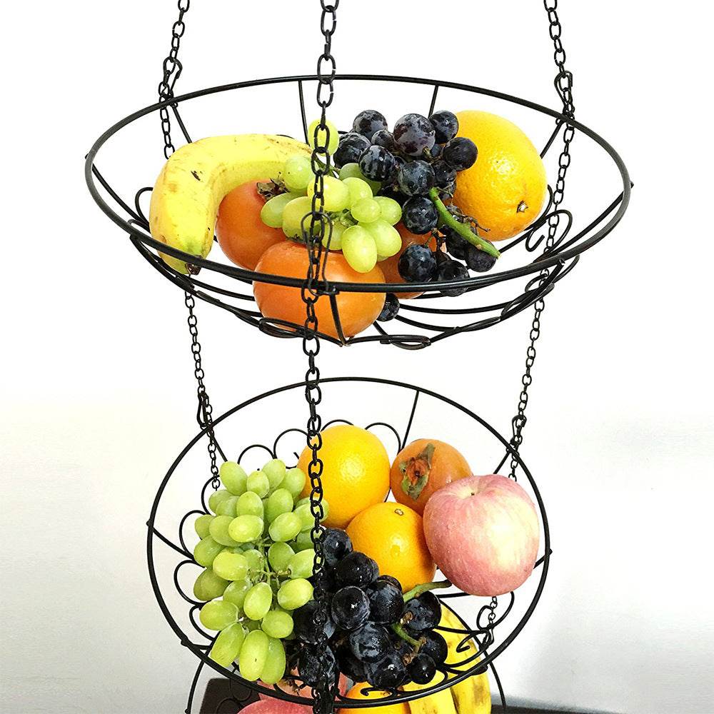 Fashion Creative Wrought Iron Fruit Basket - Mubimart