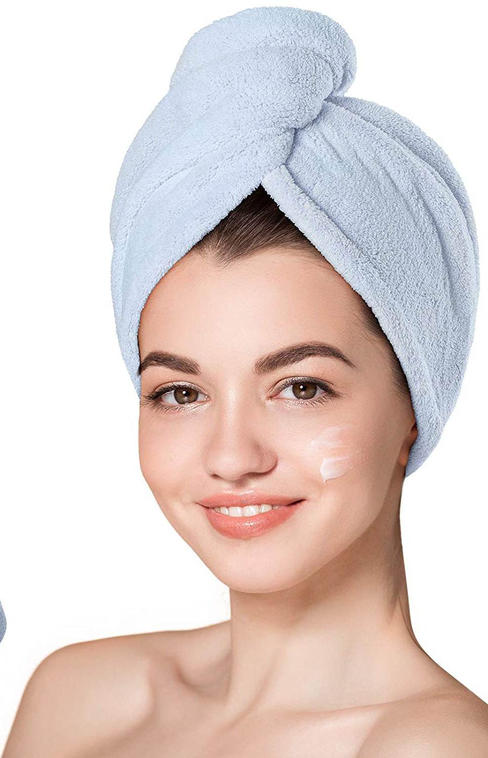 Fashion Hair Drying Towel Shower Cap - Mubimart