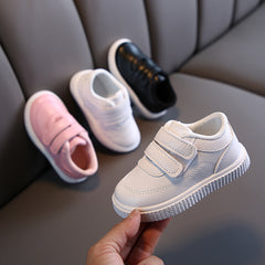 Fashion High Quality Boys White Toddler Sneaker Children Flat Shoes - Mubimart - Baby Shoes 