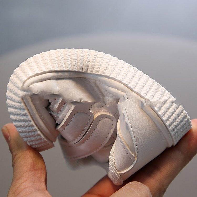 Fashion High Quality Boys White Toddler Sneaker Children Flat Shoes - Mubimart