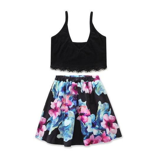 Fashion Printing Mother's Dress, Mother's Suit, Girl's Dress - Mubimart