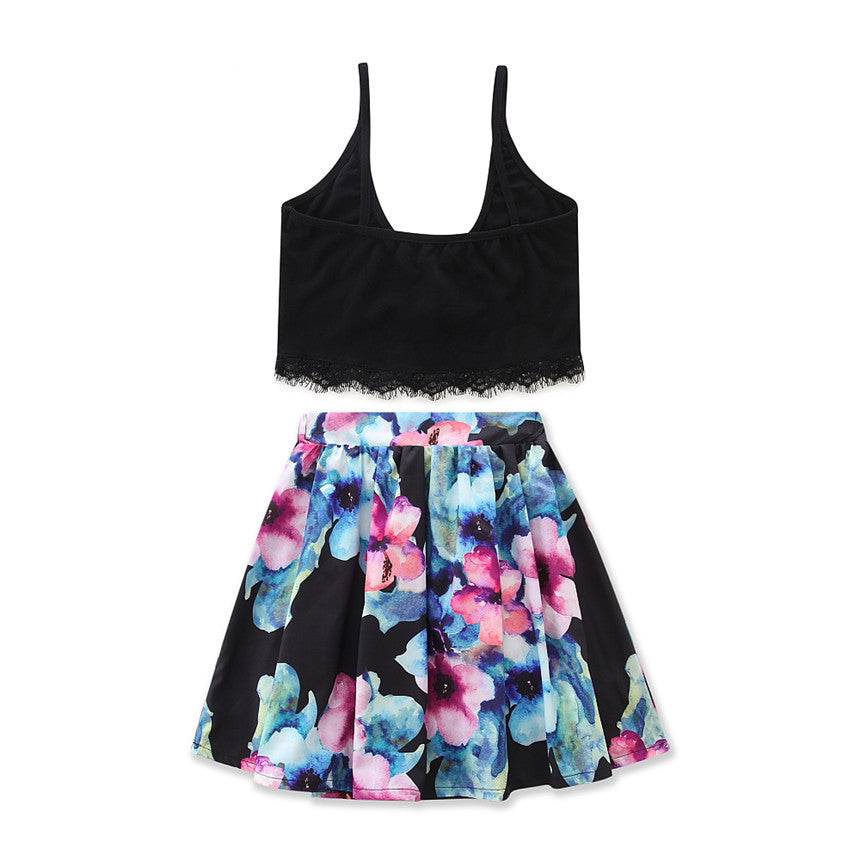 Fashion Printing Mother's Dress, Mother's Suit, Girl's Dress - Mubimart