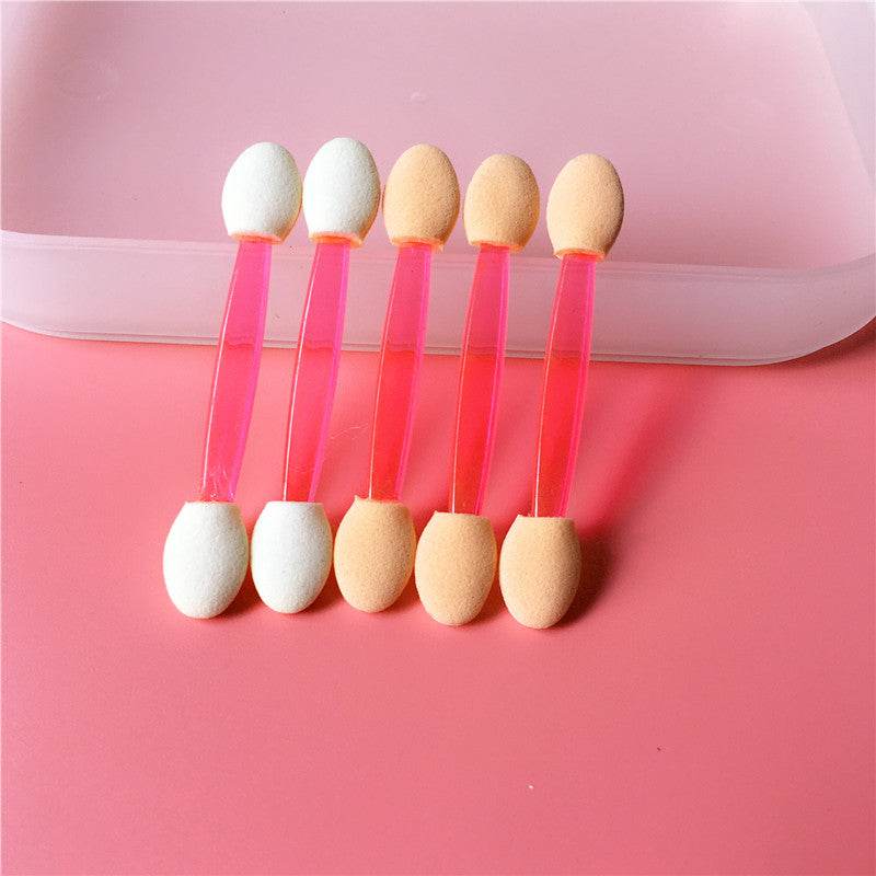 Fashion Simple Double-headed Sponge Face Makeup Brush - Mubimart