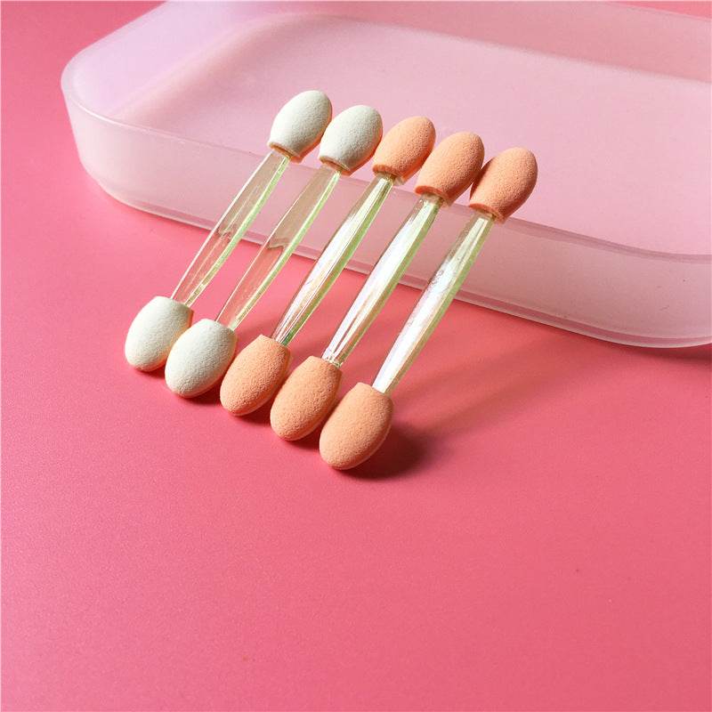 Fashion Simple Double-headed Sponge Face Makeup Brush - Mubimart