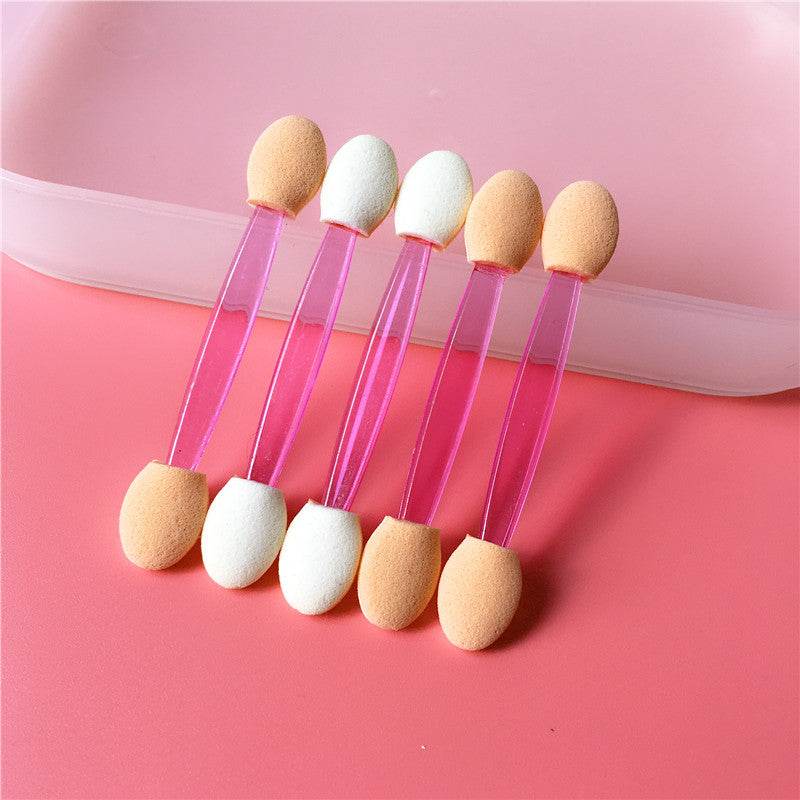 Fashion Simple Double-headed Sponge Face Makeup Brush - Mubimart
