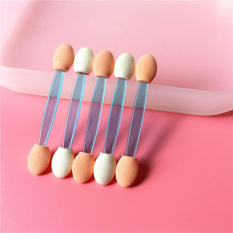Fashion Simple Double-headed Sponge Face Makeup Brush - Mubimart
