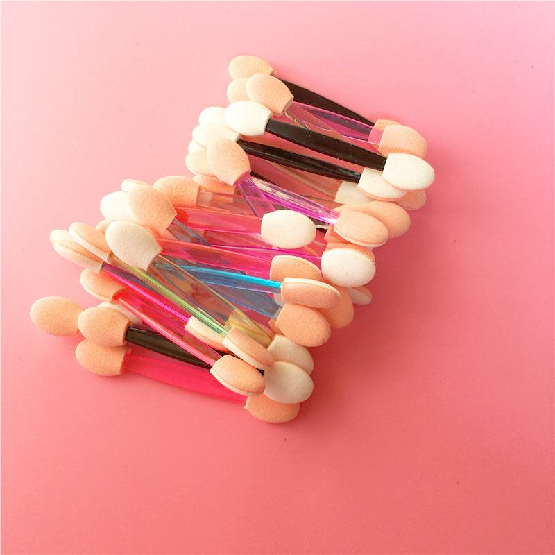 Fashion Simple Double-headed Sponge Face Makeup Brush - Mubimart