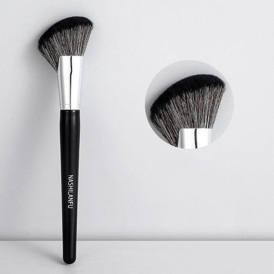 Fashion Simple Makeup Side Face Angled Shadow Brush - Mubimart