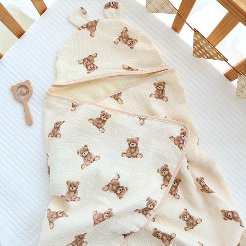 Fashionable Children's Cape Hooded Bath Towel - Mubimart