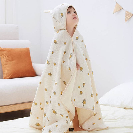 Fashionable Children's Cape Hooded Bath Towel - Mubimart