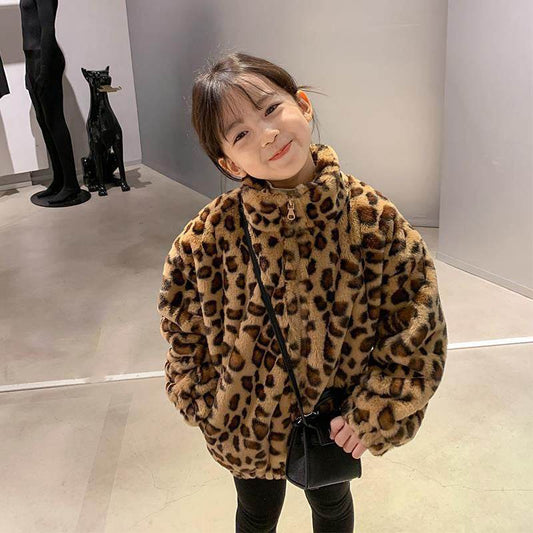 Fashionable Cute Kids Thickened Polyester Jacket - Mubimart