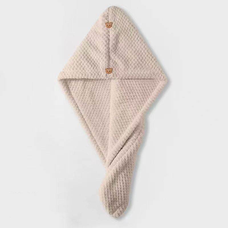 Fast Absorption Hair Drying Turban Hat Towel - Mubimart