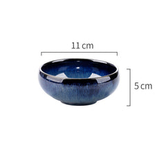 Featured ceramic bowl rice bowl household drum-shaped soup bowl - Mubimart -  