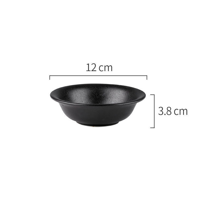 Featured ceramic bowl rice bowl household drum-shaped soup bowl - Mubimart -  