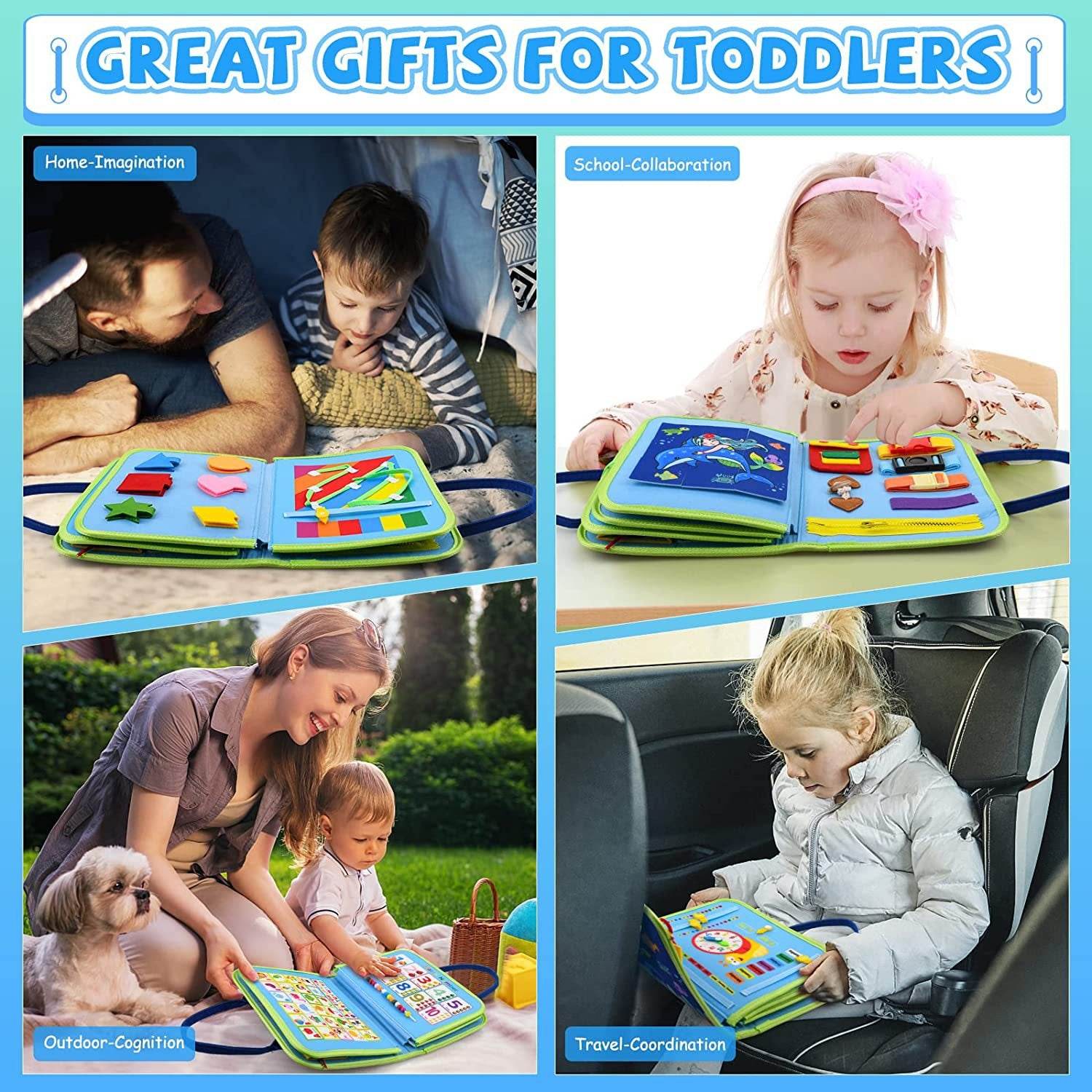 Felt Learning Board Early Education Educational Toys - Mubimart