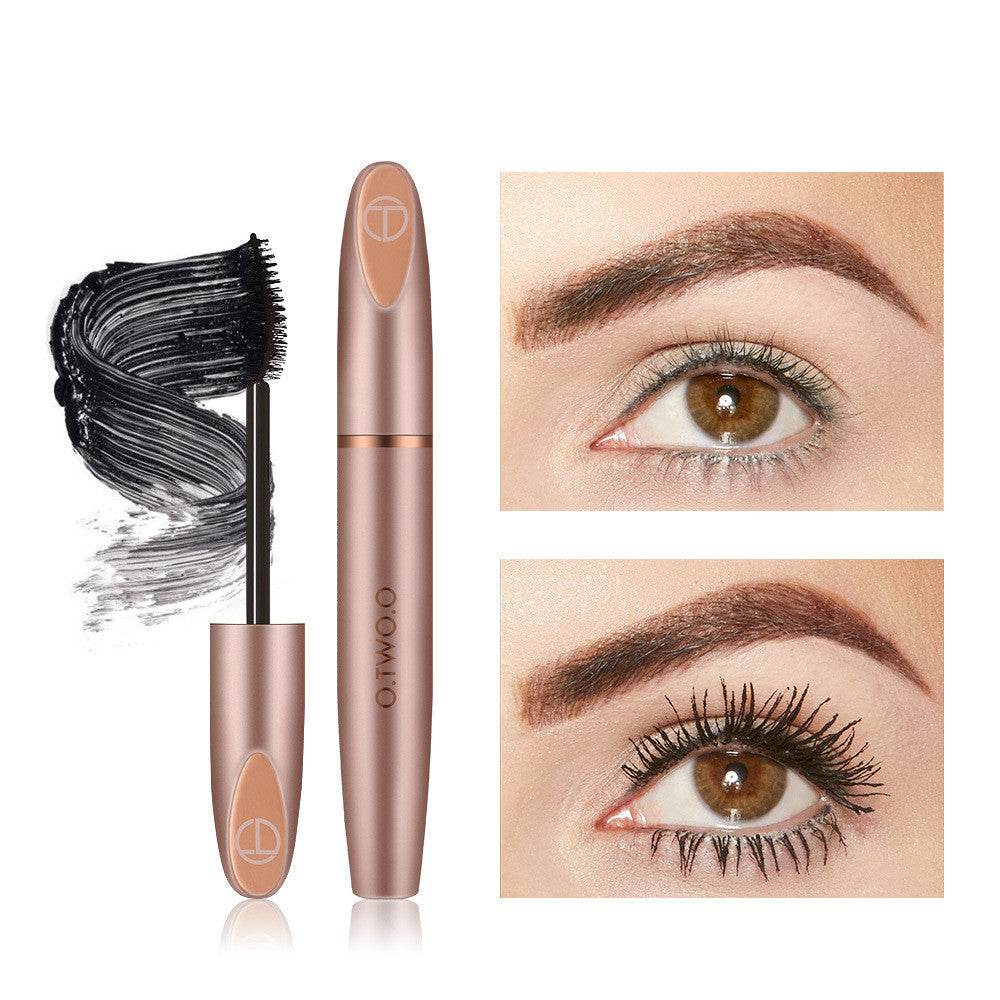 Fiber Eye Black Is Slender Waterproof Durable And Color Makeup Free - Mubimart