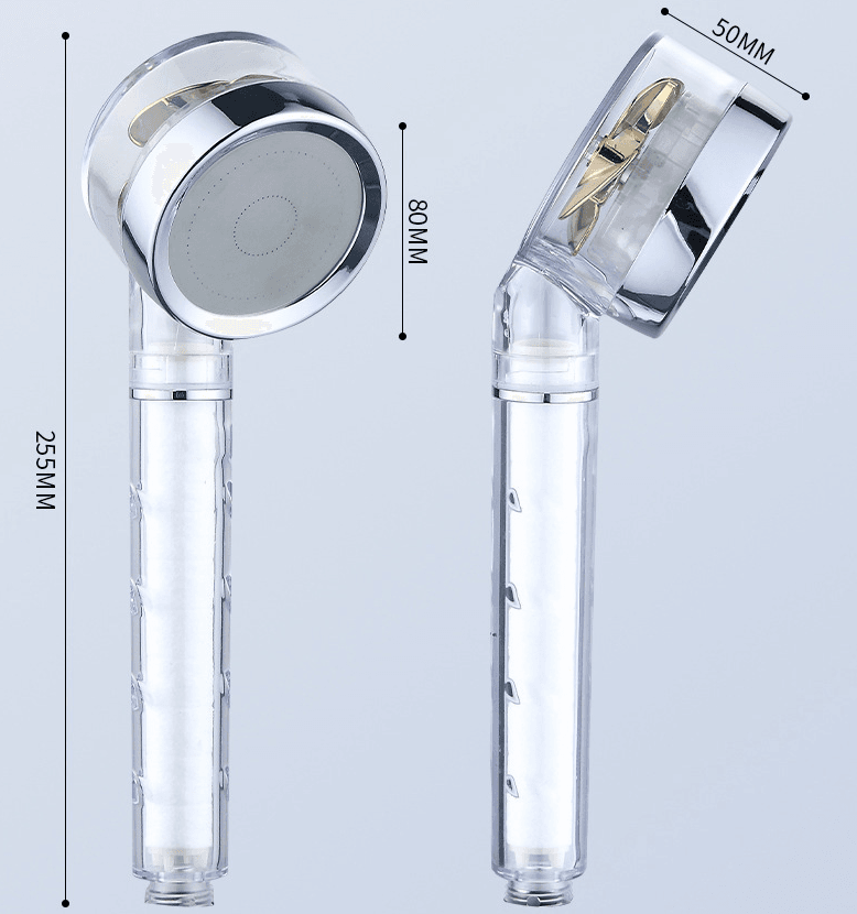 Filter Pressurized Large Water Shower Head - Mubimart