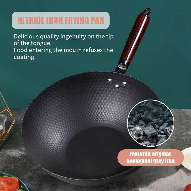 Fine Iron Induction Cooker Gas Special Non-stick Frying Pan - Mubimart