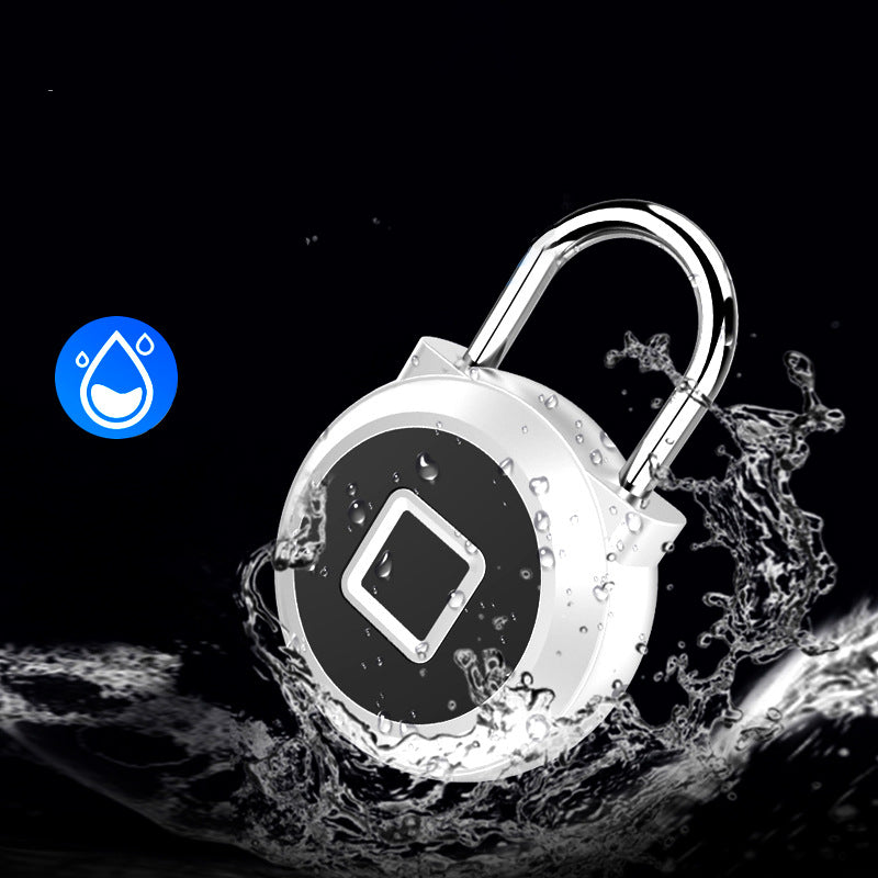 Fingerprint Lock Smart Keyless Lock IP65 Waterproof Anti-Theft Security Padlock Door Luggage Case PadLockS - Mubimart -  