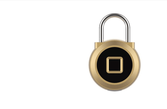 Fingerprint Lock Smart Keyless Lock IP65 Waterproof Anti-Theft Security Padlock Door Luggage Case PadLockS - Mubimart