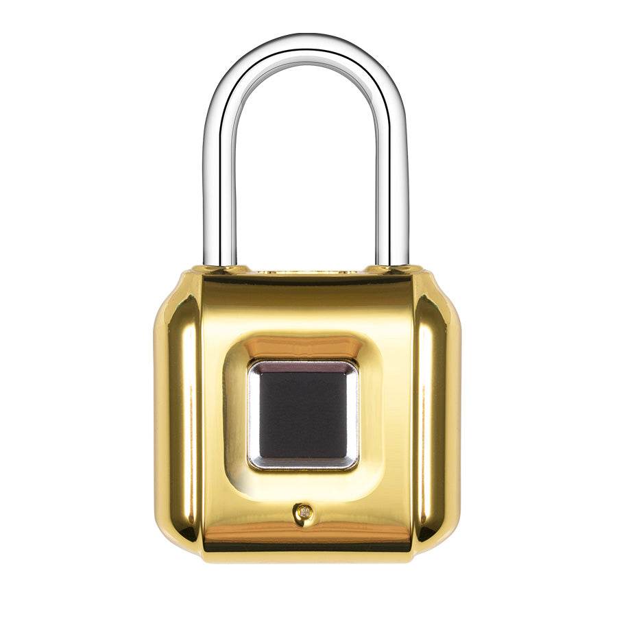 Fingerprint padlock home smart electronic door lock cabinet lock luggage small lock mini dormitory small anti-theft lock - Mubimart