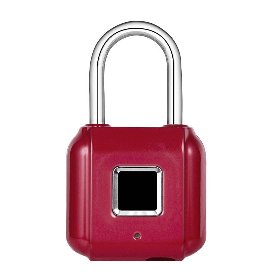 Fingerprint padlock home smart electronic door lock cabinet lock luggage small lock mini dormitory small anti-theft lock - Mubimart