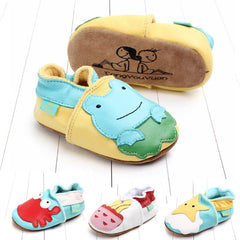 First layer sheepskin soft sole baby shoes - Mubimart - Baby Shoes 