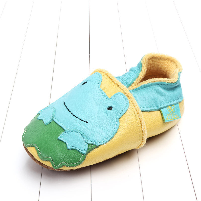 First layer sheepskin soft sole baby shoes - Mubimart -  