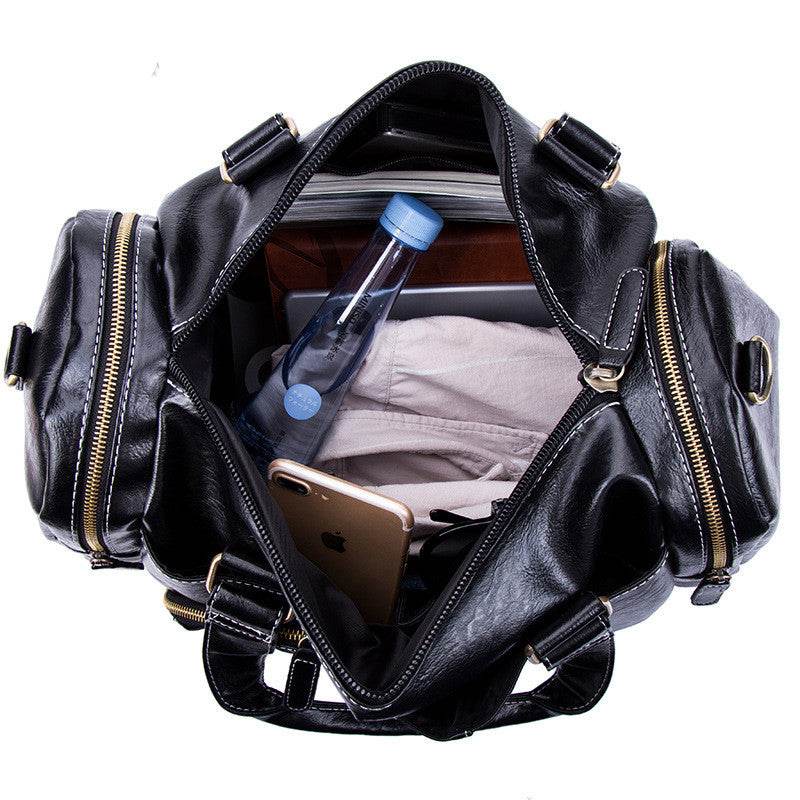 Fitness bagTravel bag men's portable large capacity luggage bag fitness bag - Mubimart