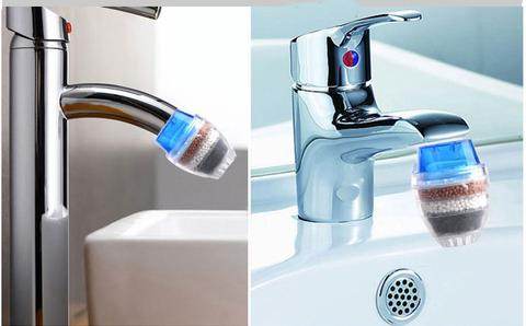 Five-layer filter kitchen faucet filter household water purifier machine activated carbon splash-proof water filter - Mubimart