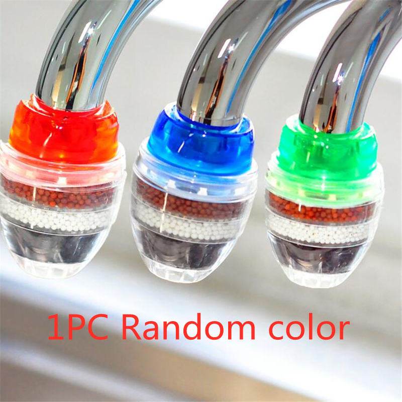 Five-layer filter kitchen faucet filter household water purifier machine activated carbon splash-proof water filter - Mubimart
