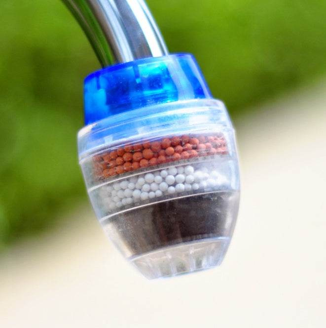 Five-layer filter kitchen faucet filter household water purifier machine activated carbon splash-proof water filter - Mubimart