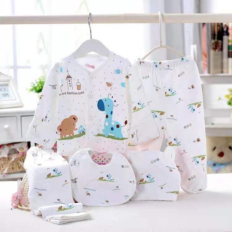 Five-piece Set Of Baby Underwear For 0-3 Months - Mubimart - Baby Cloth 