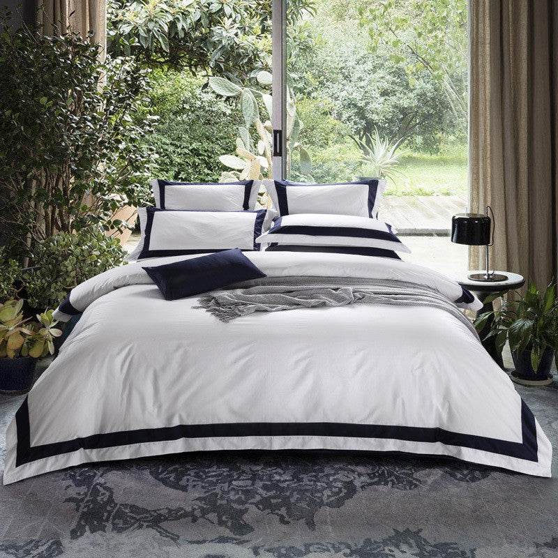 Five-star Hotel Four-piece Set, Satin Sheet Set - Mubimart
