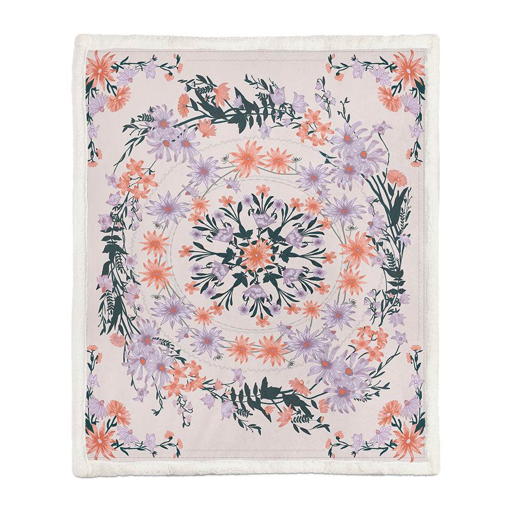 Flannel Blanket Air Conditioning Blanket Napping Blanket - Mubimart