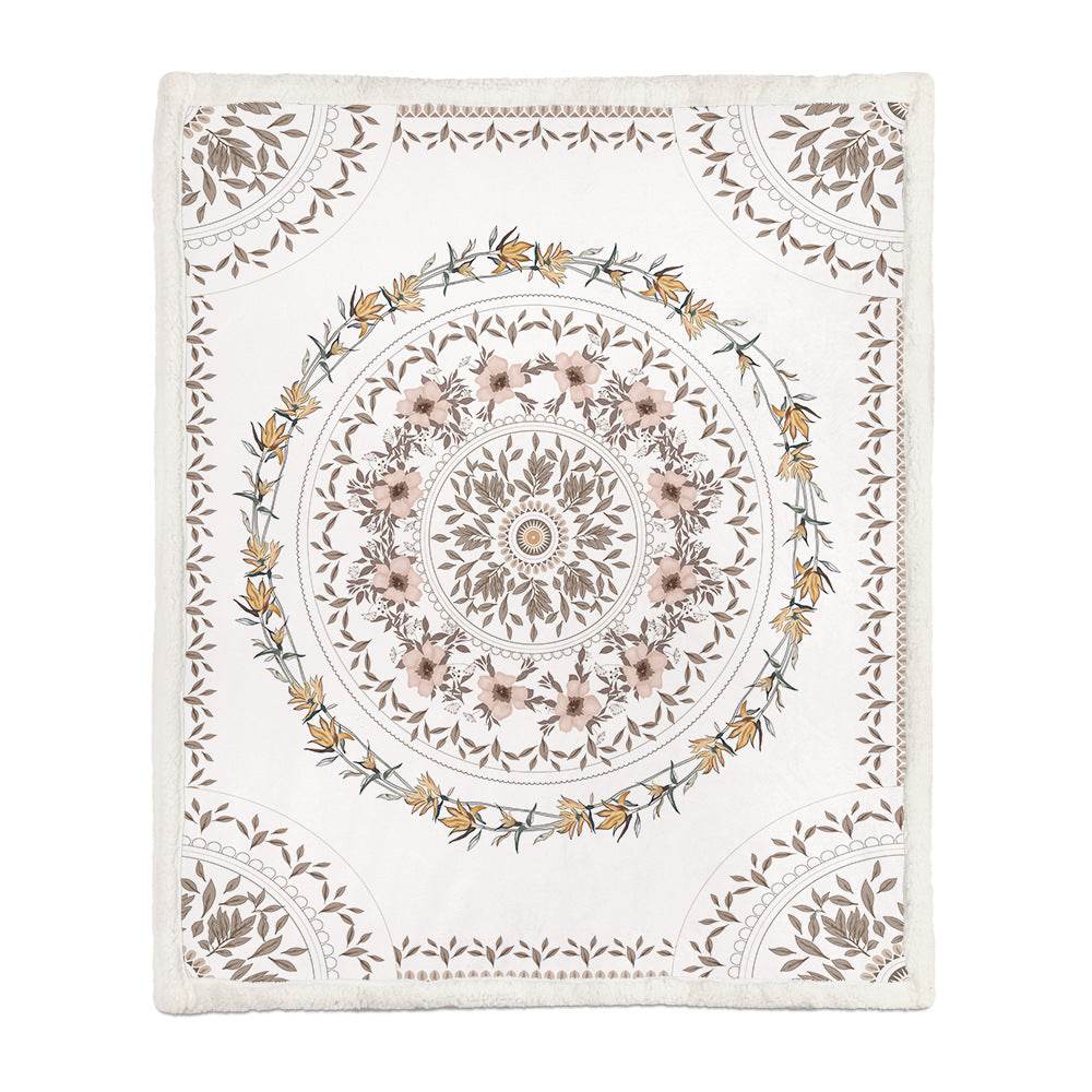 Flannel Blanket Air Conditioning Blanket Napping Blanket - Mubimart