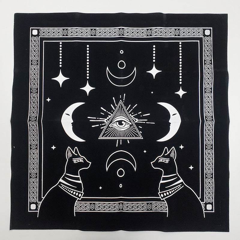 Flannel Tablecloth Midnight Tarot Special Tablecloth - Mubimart