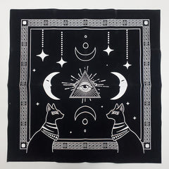 Flannel Tablecloth Midnight Tarot Special Tablecloth - Mubimart - Tablecloth 