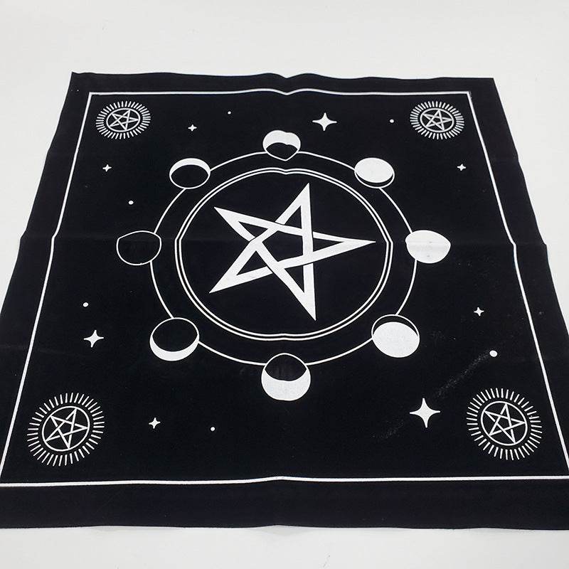 Flannel Tablecloth Midnight Tarot Special Tablecloth - Mubimart
