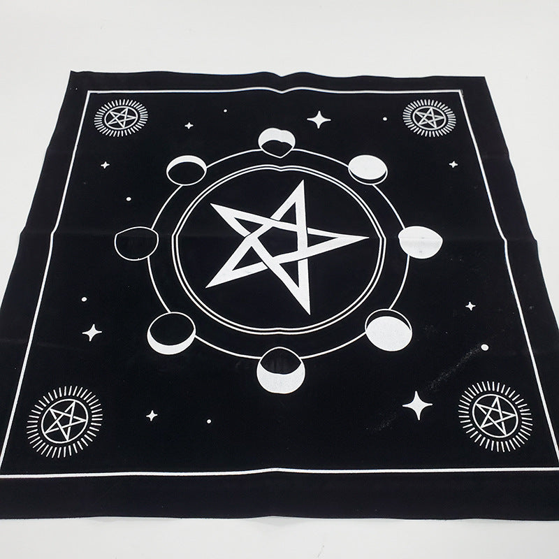 Flannel Tablecloth Midnight Tarot Special Tablecloth - Mubimart -  