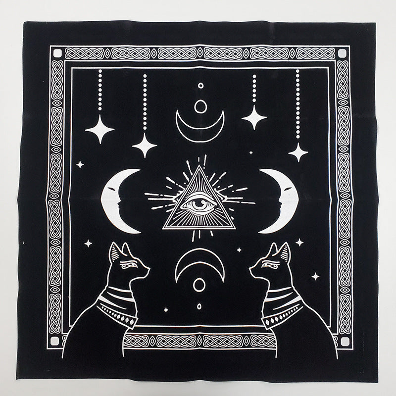 Flannel Tablecloth Midnight Tarot Special Tablecloth - Mubimart -  