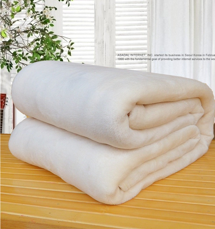 Flannel blanket coral blanket - Mubimart -  