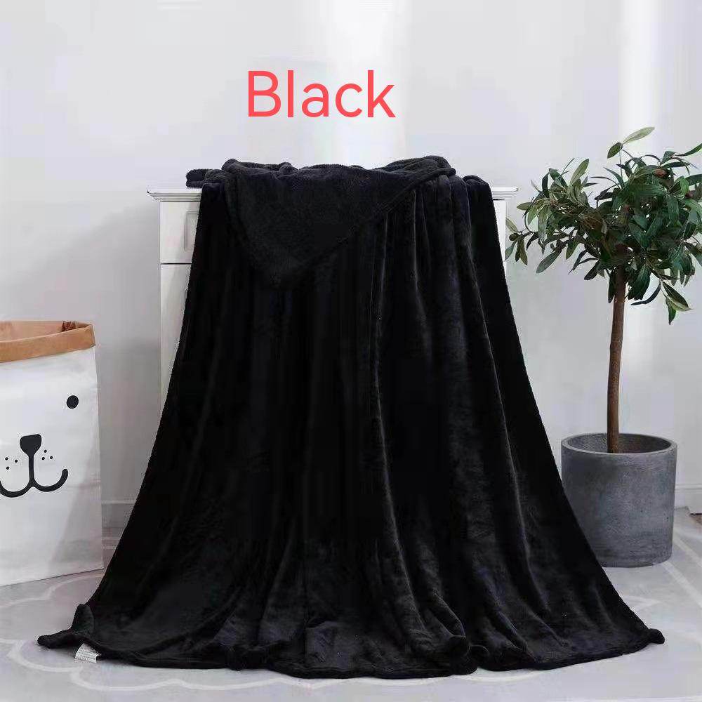 Flannel blanket coral blanket - Mubimart
