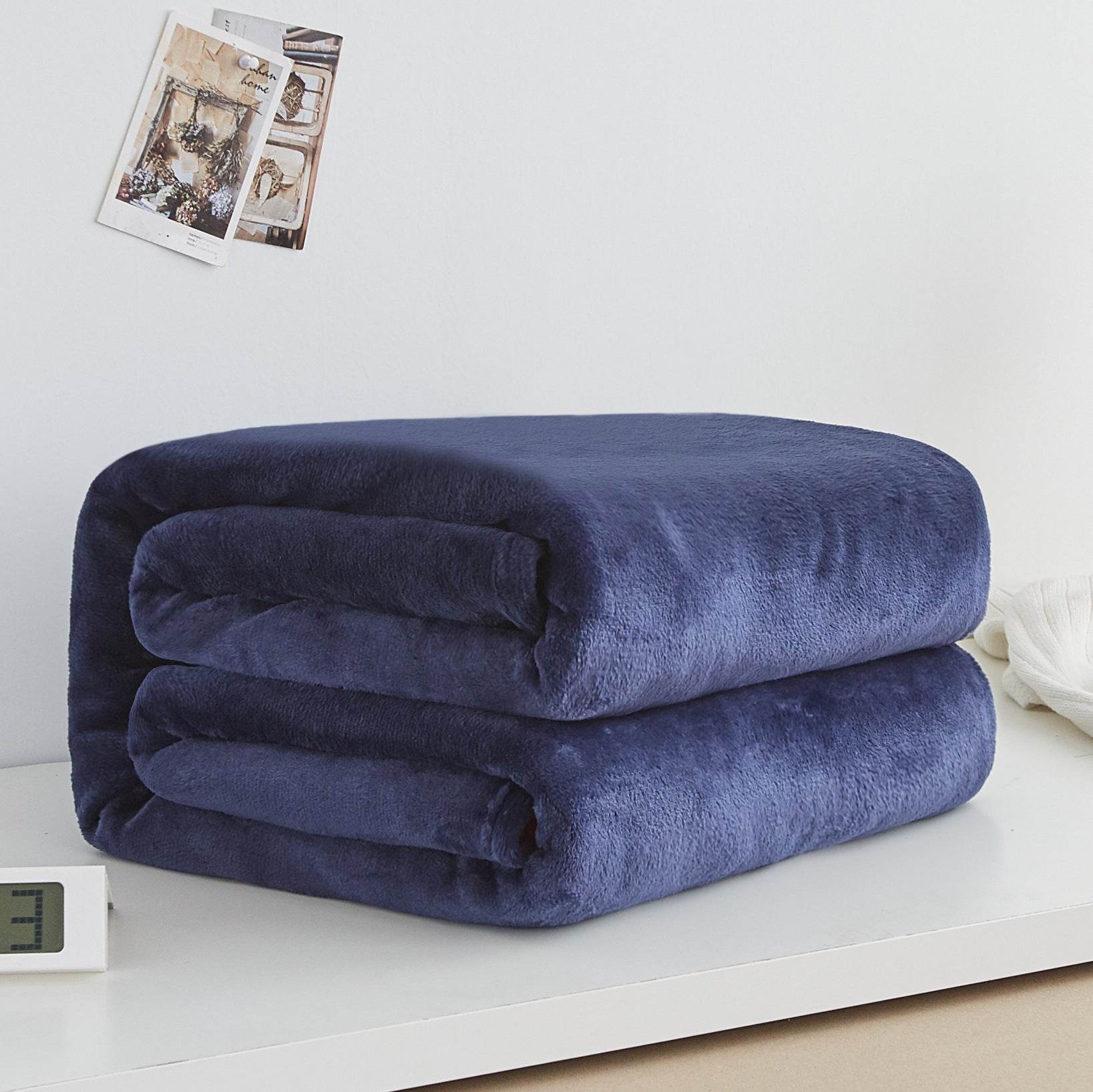 Flannel blanket coral blanket - Mubimart