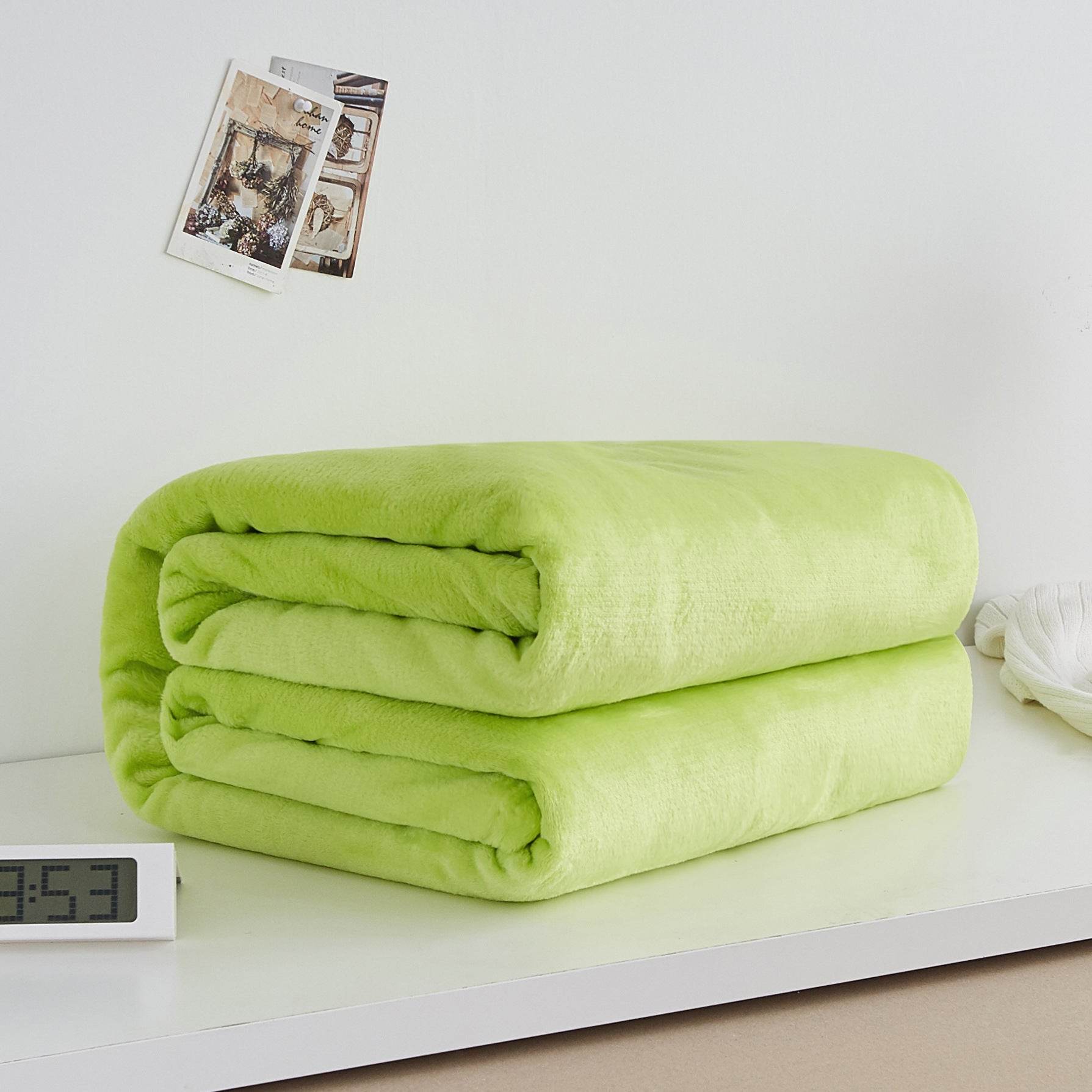 Flannel blanket coral blanket - Mubimart