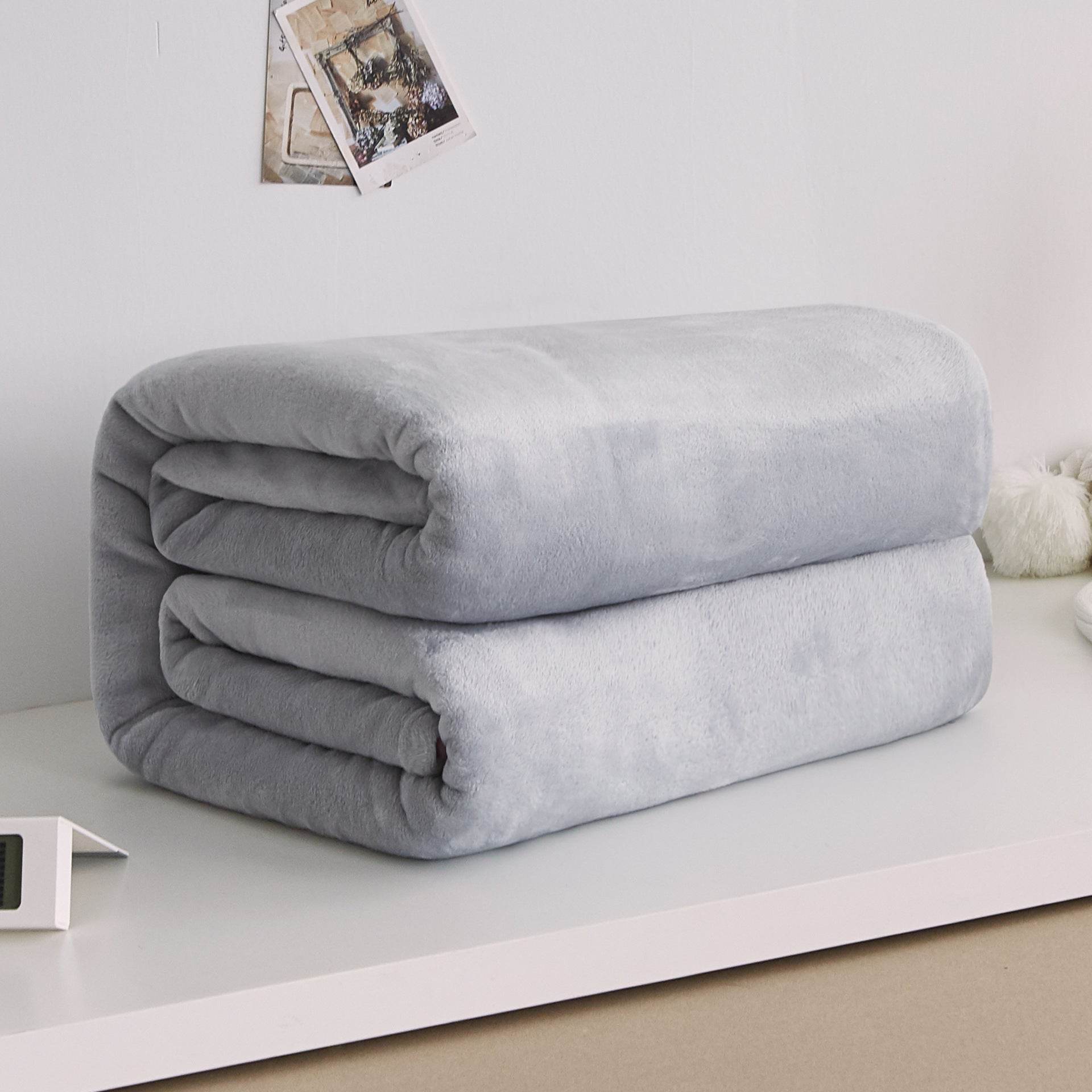 Flannel blanket coral blanket - Mubimart