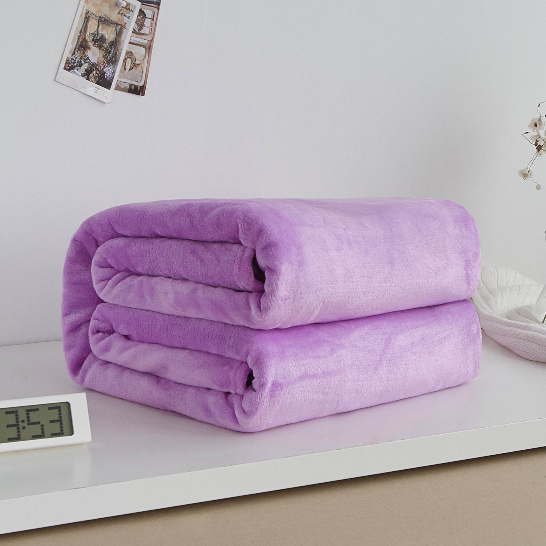Flannel blanket coral blanket - Mubimart