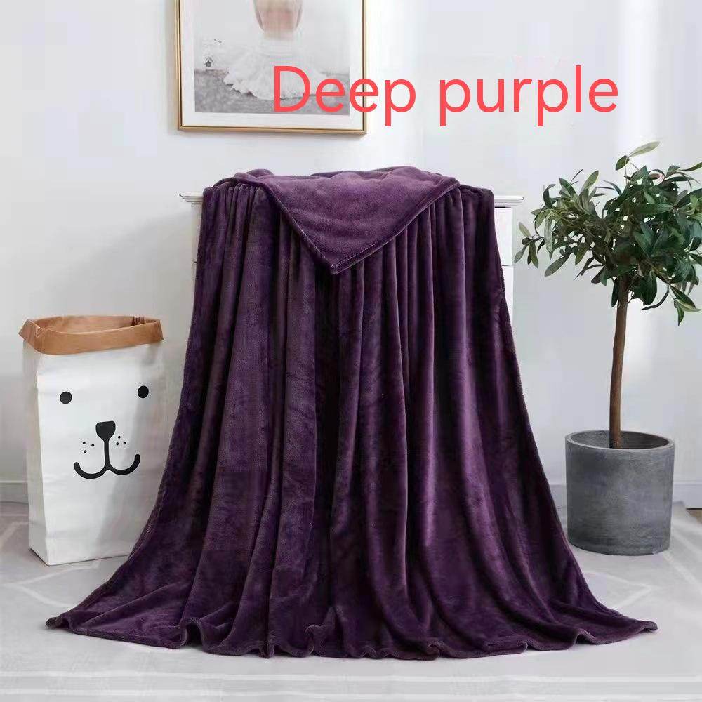 Flannel blanket coral blanket - Mubimart