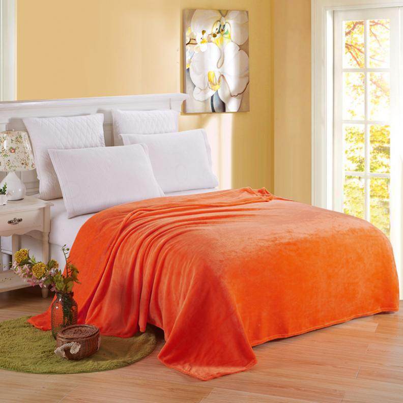 Flannel blanket coral blanket - Mubimart